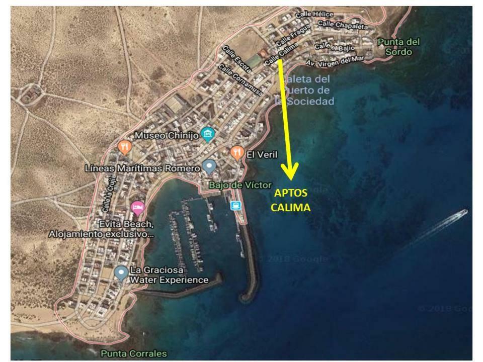 Calimas Caleta de Sebo Exterior foto